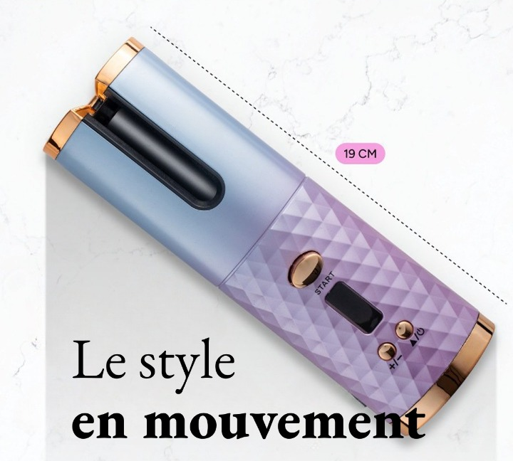 CurliZen™ – Fer à Friser Automatique Sans Fil